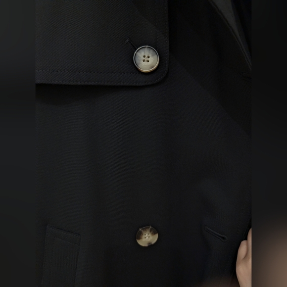Club Monaco Borren Trench Coat in Black - Picture 3 of 7